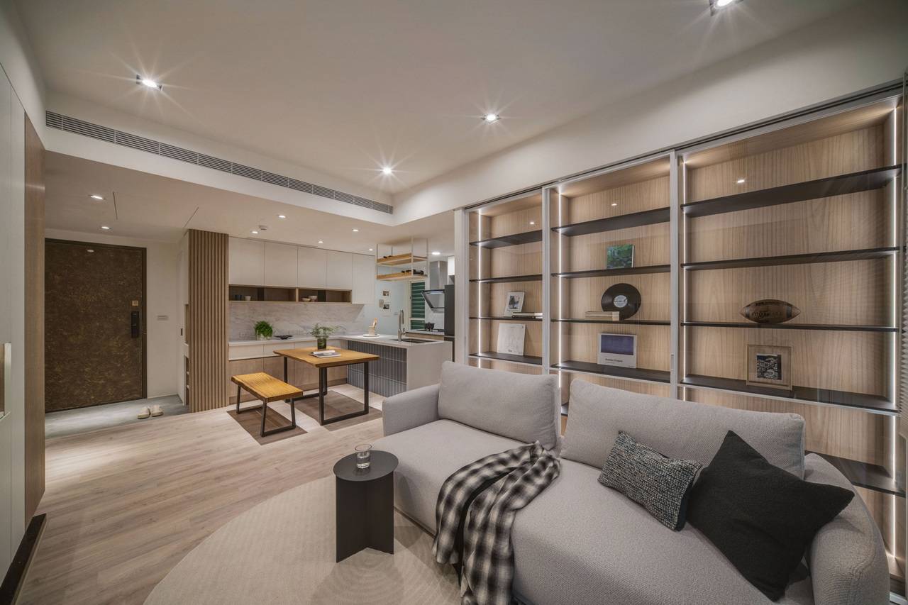 家,是一種可以深呼吸的風景 新竹舊屋翻新|玄關掛架與全熱交換器改造