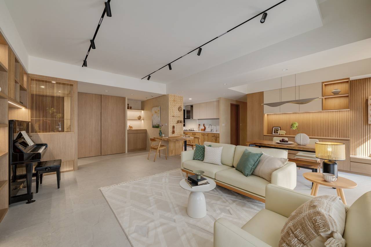 光影與書頁之間|一座以閱讀為核心的家庭公共空間重構 光影與書頁之間|一座以閱讀為核心的家庭公共空間重構